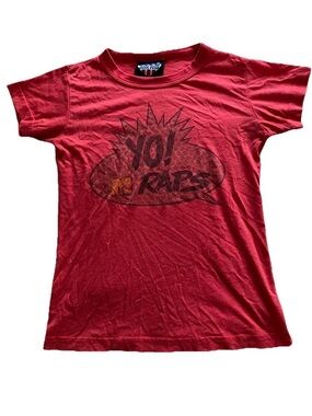 Vintage Red Yo! MTV Raps Shirt by Junk Food